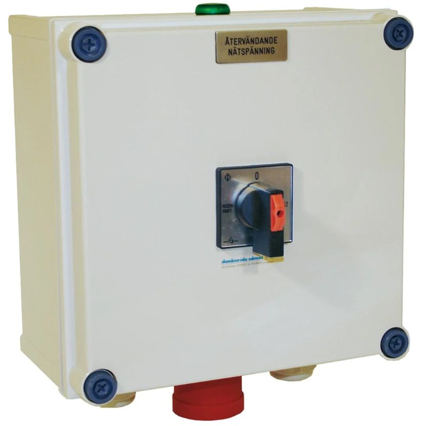 Reservkraftsomkopplare  trygg elförsörjning när nätet sviker